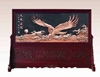 贵阳礼品,红花梨木紫铜浮雕落地柜屏46800元工艺精品 - 仿古铜/树脂