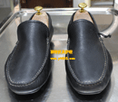 黑色菲拉格幕（FERRAGAMO）皮鞋护理