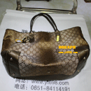 古驰（GUCCI）金色珠光皮包补伤翻新对比图